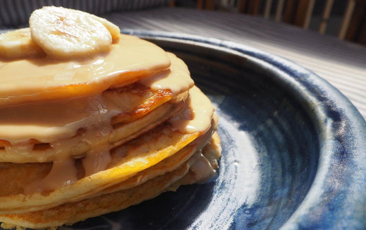 PEANUT BUTTER PANCAKES