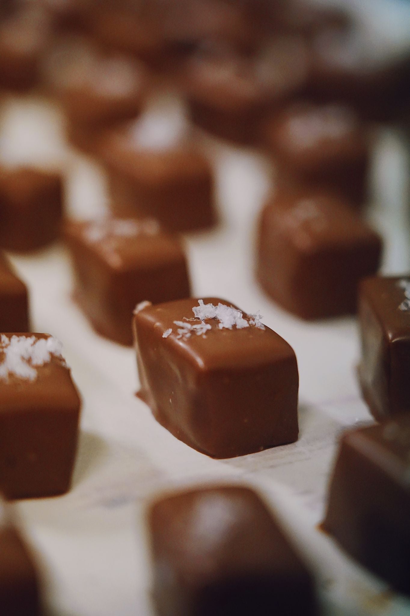 Chocolate Buttery Salted Caramels