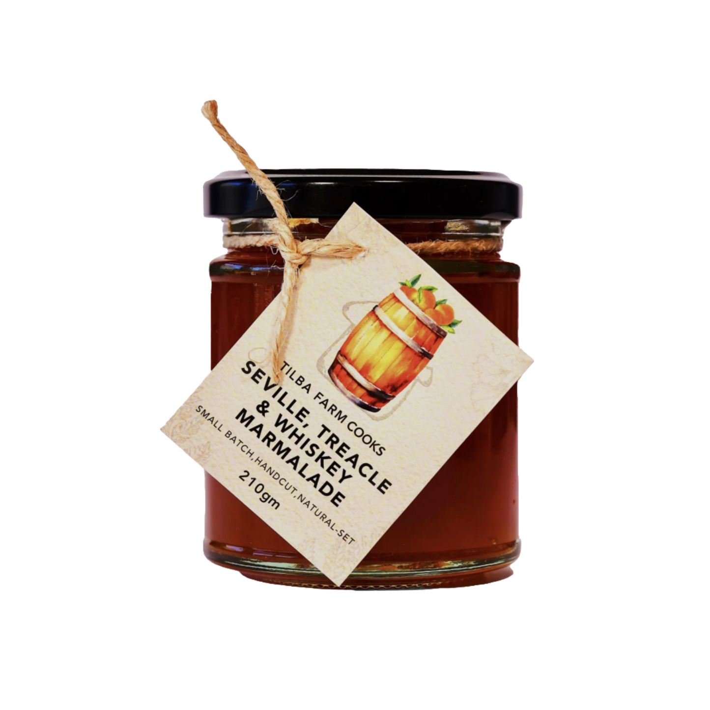 Seville, Treacle and Whiskey Marmalade 210gm