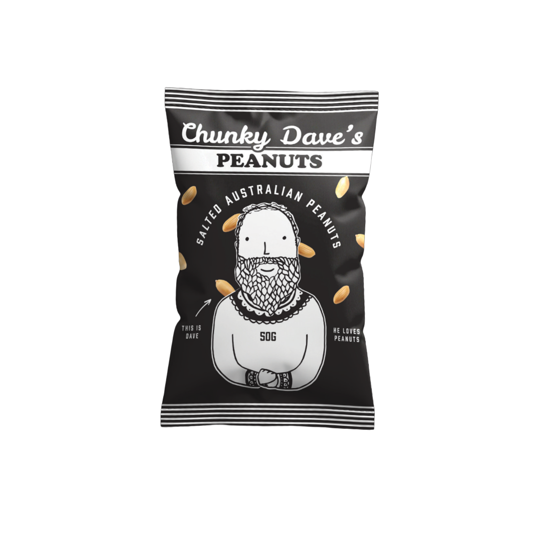 Dave's Salted Peanuts 50gm